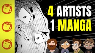 Four Artists, One Manga Page CHALLENGE