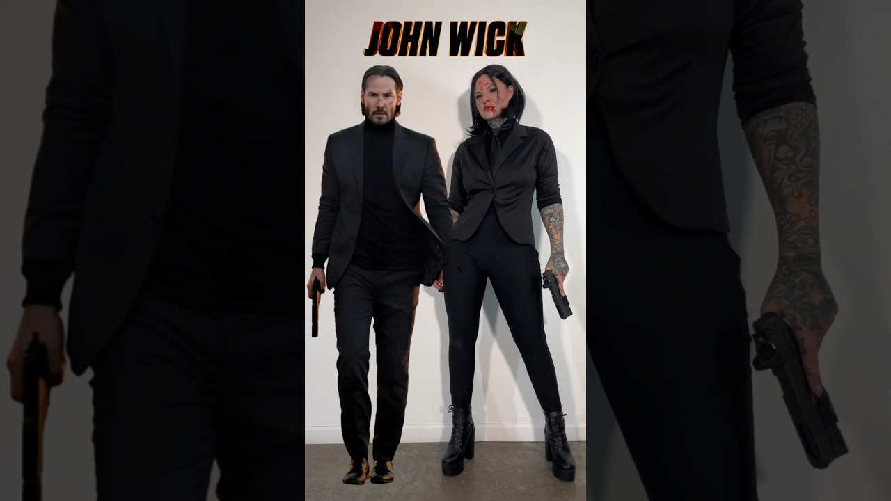 Y’all were so pressed about this one 😝 🎞️ #johnwick #keanureeves #johnwick4 #cosplay #shortsfeed