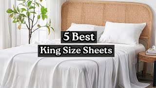 Top 5 Best King Size Sheets 2025 🛏️ | Luxury Comfort Picks on Amazon