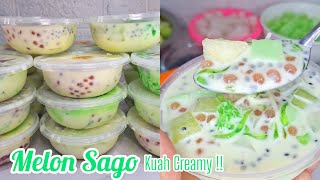 Resep Melon Sago Super Creamy Isinya Lengkap Cocok Untuk Ide Jualan !!!