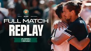 Zverev Vs Mensik | Full Match | Roland-garros Semi-final 2026