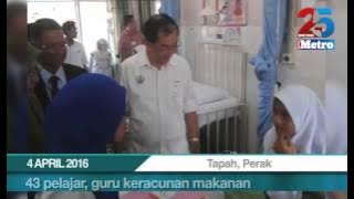 43 pelajar, guru keracunan makanan