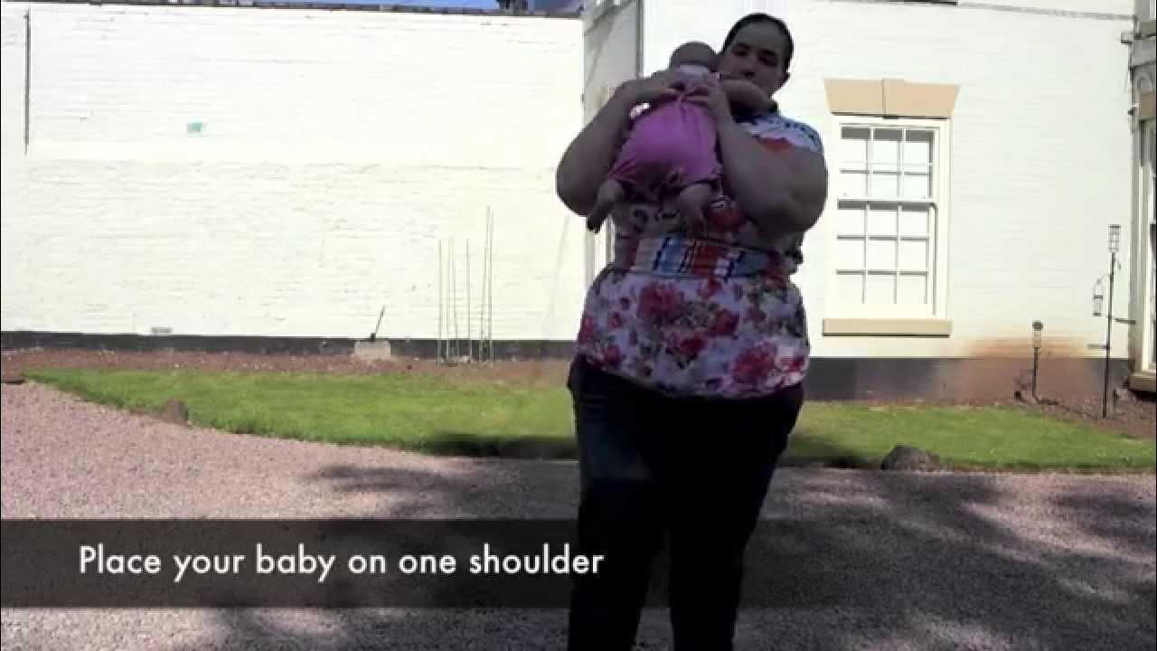 Joy & Joe Baby Wrap how to wrap your baby sling YouTube