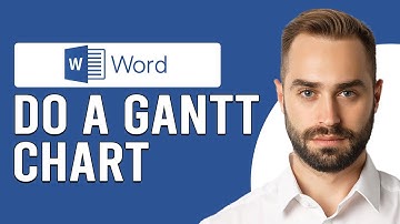 How To Do A Gantt Chart On Word (How To Make A Gantt Chart In Word)