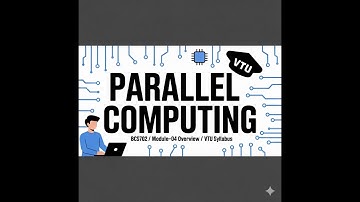 Parallel Computing ll BCS702 Module-04 Overview ll VTU Syllabus