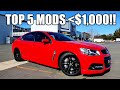 Top 5 Performance Mods $1,000 or Less - VE/VF Commodore