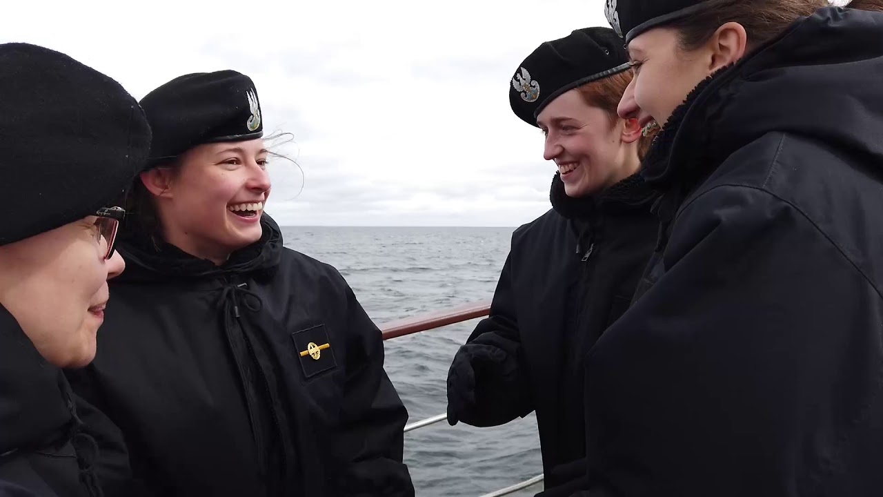 Pożegnanie ORP "Iskra" w rejs