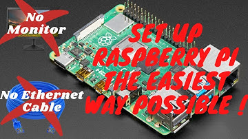 How to setup the raspberry pi - [the easiest way possible] - [Headless mode] -  [minimum hardware]