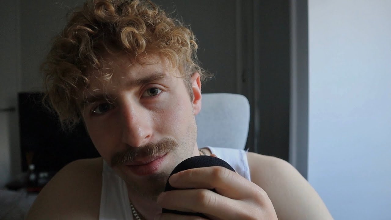 ASMR Up Close And Stroking My Mic