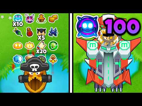 Czy Małpka Pirat 0-0-0 jest silniejsza niż PARAGON NA 100 LVL? - Bloons TD 6