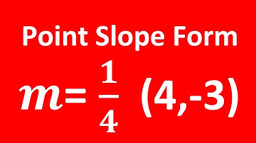 Write the equation of a line given point and slope | Equation of a line given point and slope