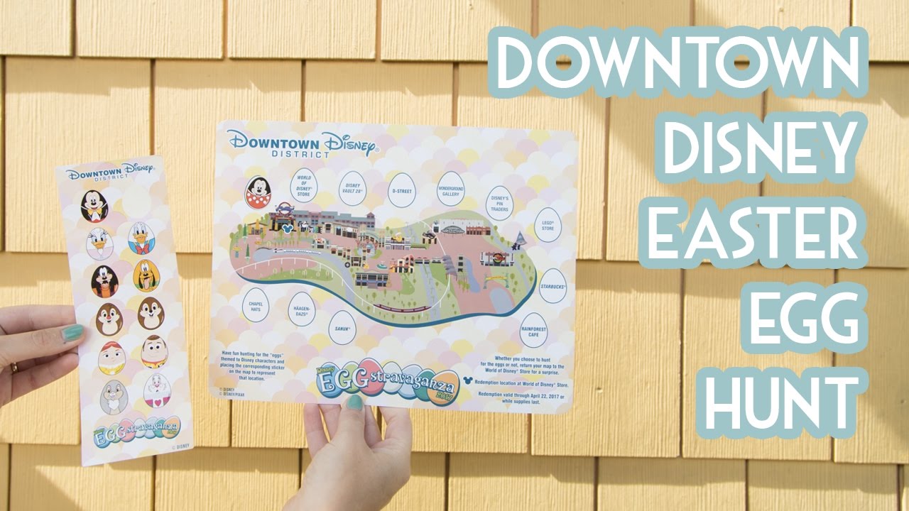 Downtown Disney District Easter Egg Hunt Eggstravaganza 2017 YouTube