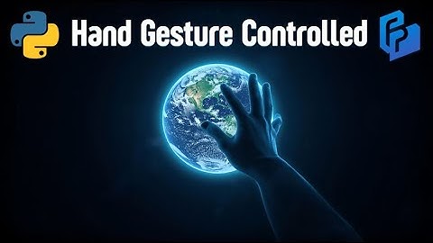 Hand Gesture Controlled 3D Earth 🌍 | Python OpenCV + MediaPipe + OpenGL .