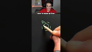 How To Draw a 3D Star