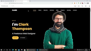 Clark: Free Bootstrap 4 HTML5 Personal Portfolio Website Template