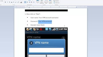 Set up Proxy.sh PPTP L2TP VPN on Windows Phone
