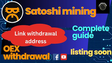 Satoshi mining app | link withdrawal address | Withdrawal update |