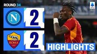 Napoli - Roma | 2-2 | Gli Highlights | Lega Serie A TIM 2023 - 24