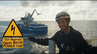 Guy AMAZED by the engineering of an Offshore Wind Farm | Guy Martin