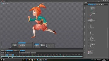 WIP run cycle with Spine