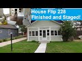 House Flip #228 Finished and Staged! How Much Will we Make?