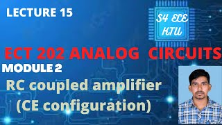 RC COUPLED AMPLIFIER || ECT202 ANALOG CIRCUITS || KTU || Module 2