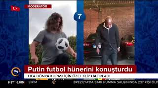 Rusya Devlet Başkanı Putin Ve Fifa Başkanı Infantino, Futbol Topu Ile Yeteneklerini Sergiledi