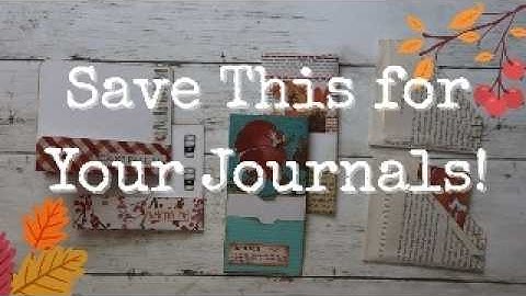 3 Easy Junk Journal Pockets - Must Try Ideas Save This Video!