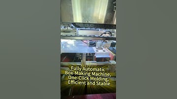 Fully Automatic Box-Making Machine, One-Click Molding, Efficient and Stable