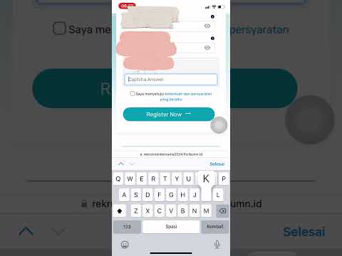 Cara Registrasi Rekrutmen BUMN 2024 menggunakan HP || Registrasi BUMN 2024