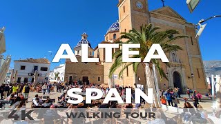 4K Altea Spain  Walking Tour 2022