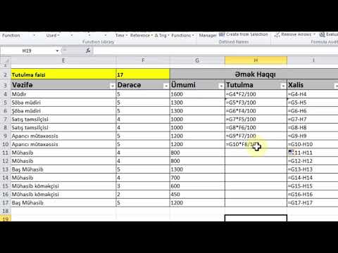 Video: Excel-də bir sıra necə işarələyə bilərəm?