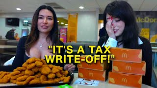 Emiru & Alinity attempt the 100 Chicken McNugget Challenge (with correct numbers)