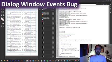 Adobe Scripting QuickTip - Dialog Window Events Bug
