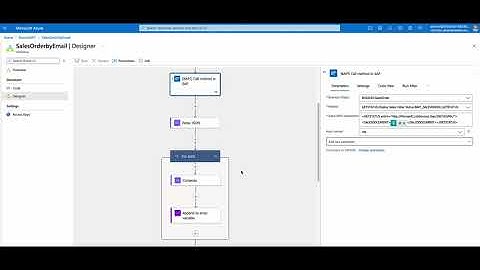 SAP on Azure - Logic App Demo - Sales Order by Email
