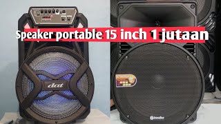 daftar harga speaker portable 15inch 1jutaan