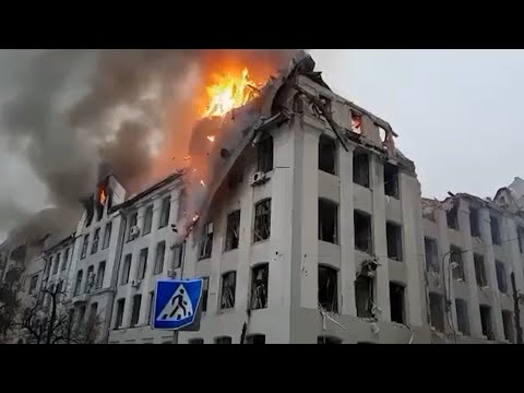 Последствия Обстрелов Харькова Утром 2 Марта 2022 Года