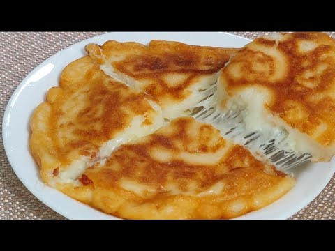 СЫТНЫЙ ЗАВТРАК НА СКОРУЮ РУКУ ✔ТЯНУЧИЙ КАК ЖВАЧКА ПИРОГ БЕЗ МУКИ НА СКОВОРОДЕ, ПРОСТО WOW!