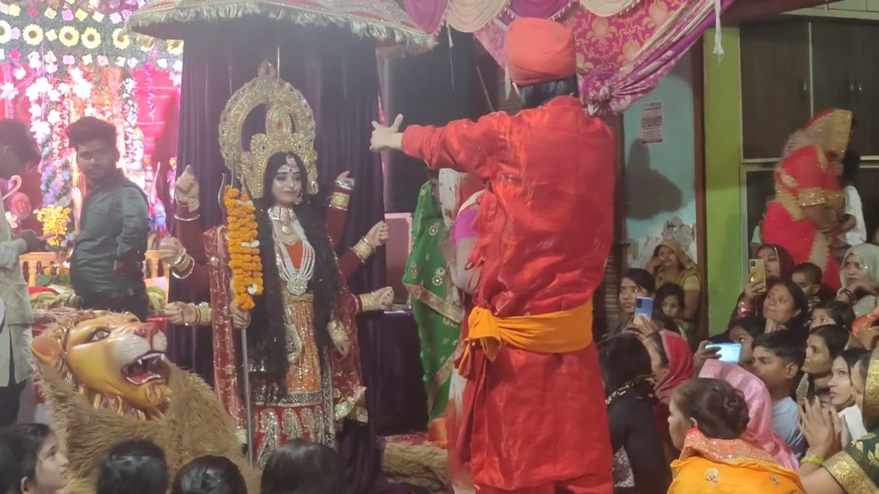 माता रानी की ध्यानु भगत की झांकी, MATA RANI kI JHAKI. JAI MATA DI