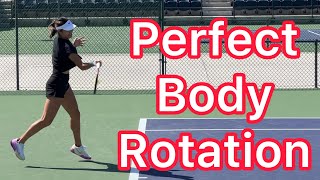 Emma Raducanu’s Perfect Body Rotation Explained (Copy This Tennis Forehand)