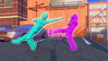 MAKING NPC FIGHT IN THE STREET | Smart AI & Active RAGDOLL Physics ! ! - OVERGROTH