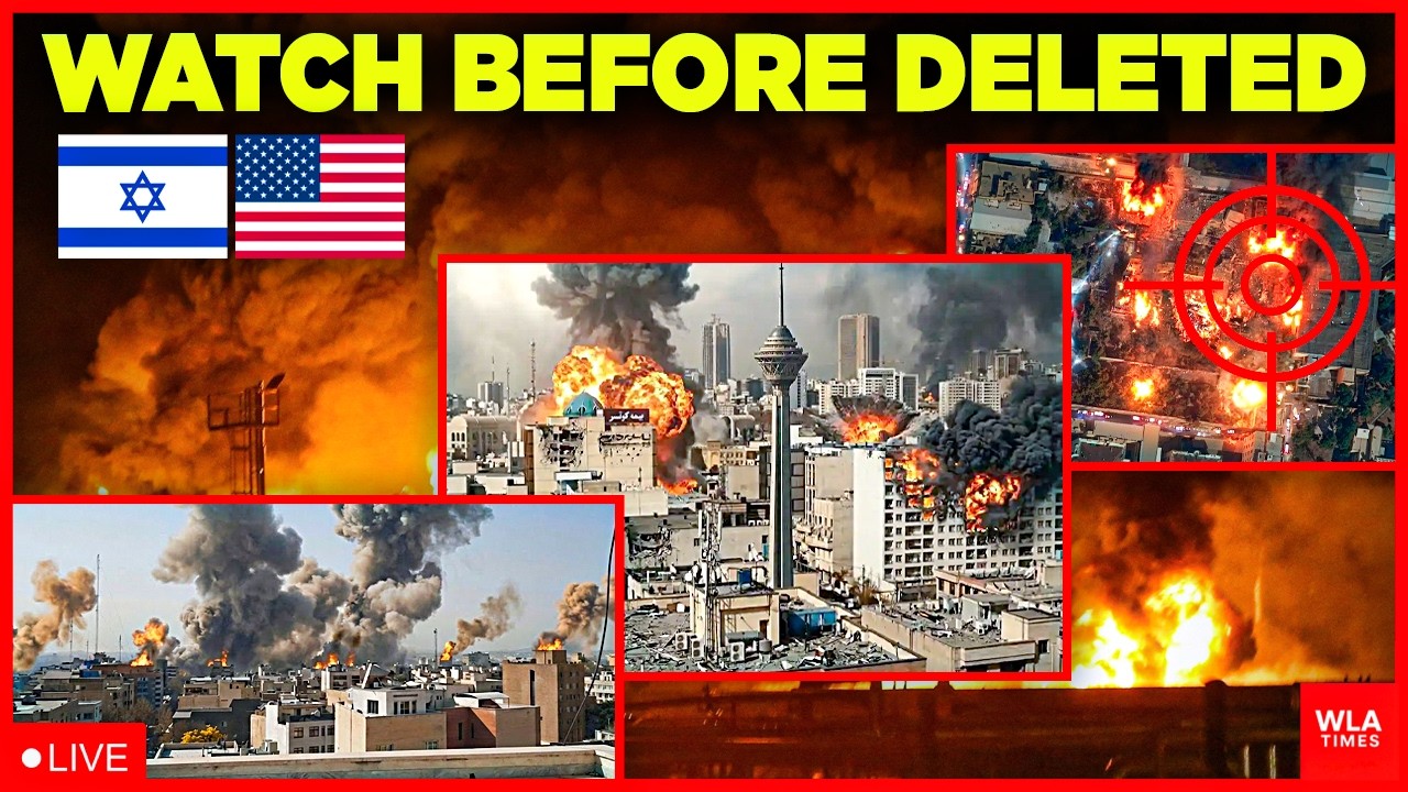 LIVE ON CAM: Iran HITS US Bases In UAE, Qatar, Bahrain... | 8 Countries Under ATTACK | World War III