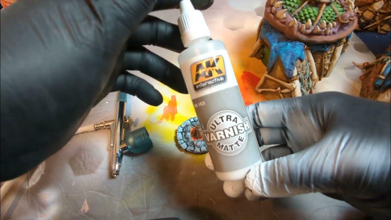 Airbrush The Best Miniature Varnish Period YouTube