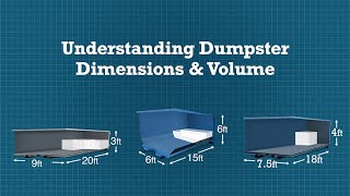 Understanding Dumpster Sizes, Dimensions and Volume | Budget Dumpster