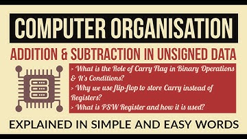 03. Addition & Subtraction in Unsigned Format Carry flag and it