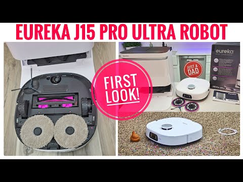 Eureka J15 Pro Ultra Robot Vacuum & Mop FIRST LOOK Unboxing & How To Setup  For First Time