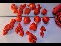 Имитация бусин коралла, мастер-класс / DIY imitation coral beads, how to make, free tutorial