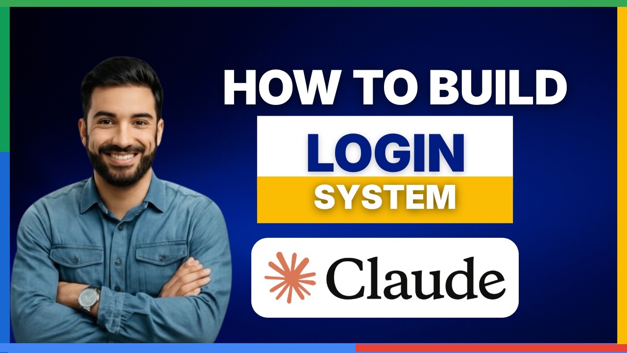 How to build a login system with Claude Code[FULL GUIDE] - YouTube