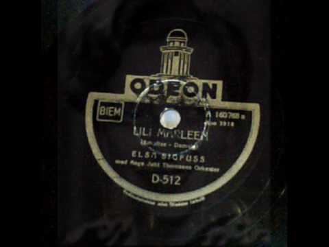 Lili Marleen. Elsa Sigfuss. Copenhagen 1941.wmv