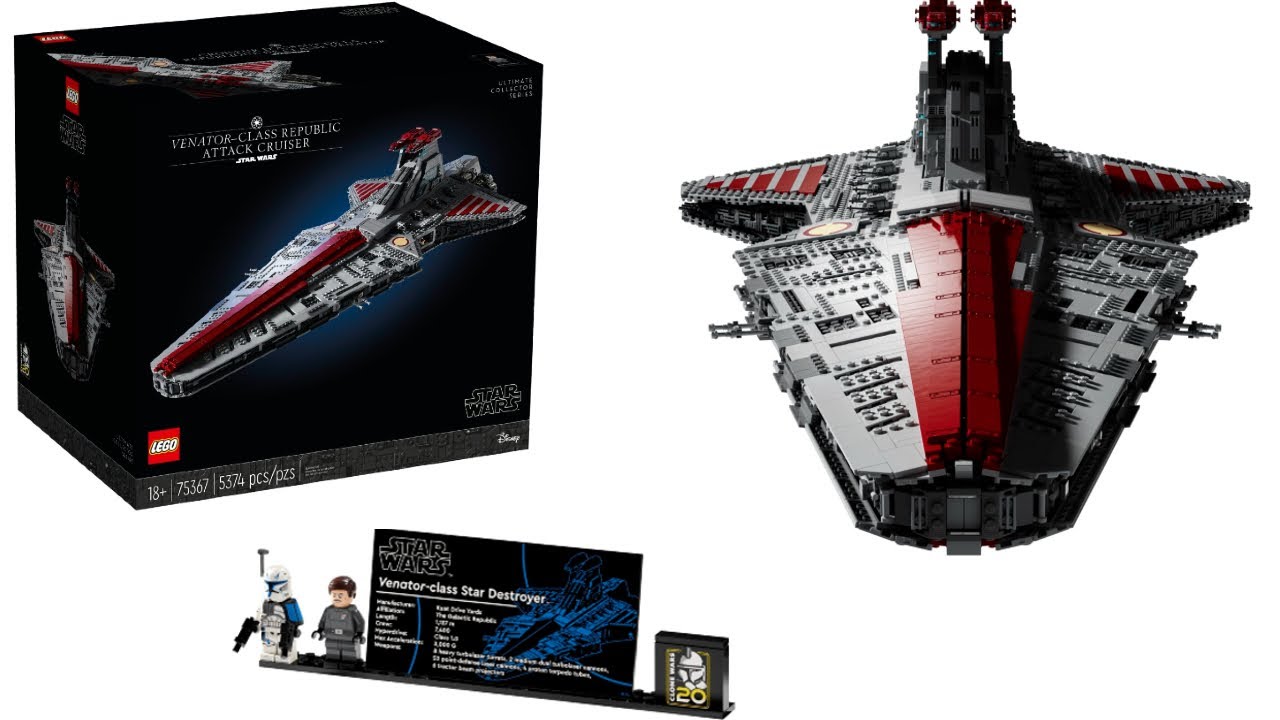 First Look: The New LEGO Star Wars UCS Venator-Class Republic Attack  Cruiser